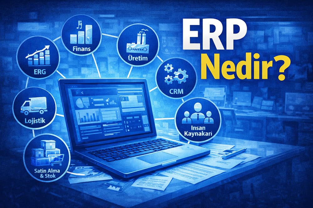 ERP Nedir? İşletmeler İçin Stratejik Bir Rehber ERP Nedir? İşletmeler İçin Stratejik Bir Rehber